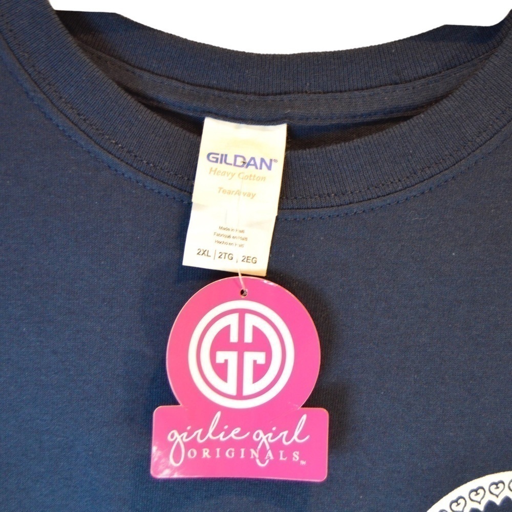 Girlie Girl Original ‘Ole Miss’ Navy T-Shirt, Mandala 2xl Mississippi Nwt — image 3 of 5